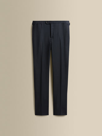 Wool Tailored Tux Trousers Midnight Navy Product Image