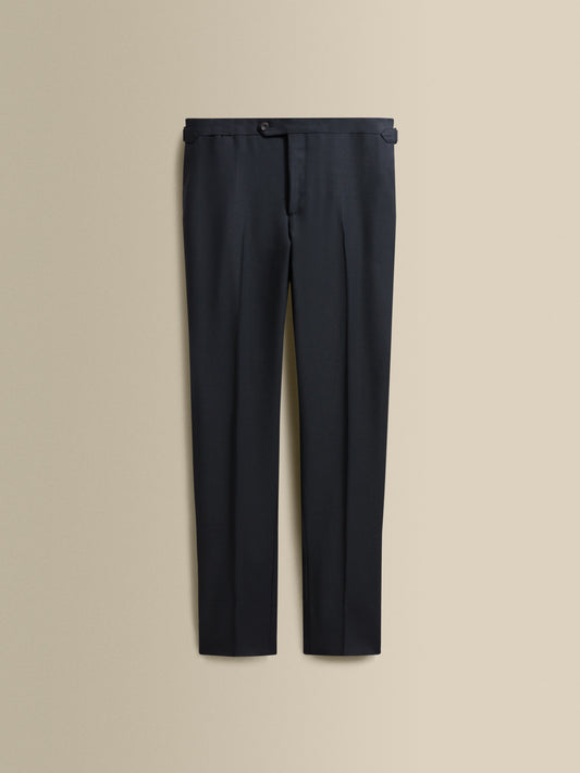 Wool Tailored Tux Trousers Midnight Navy Product Image