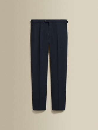 Fresco Tailored Trousers Navy Product Image