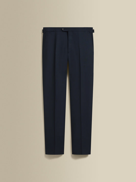 Fresco Tailored Trousers Navy Product Image