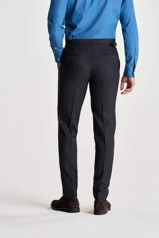 Fresco Tailored Trouser Grey Back Crop Model Image
