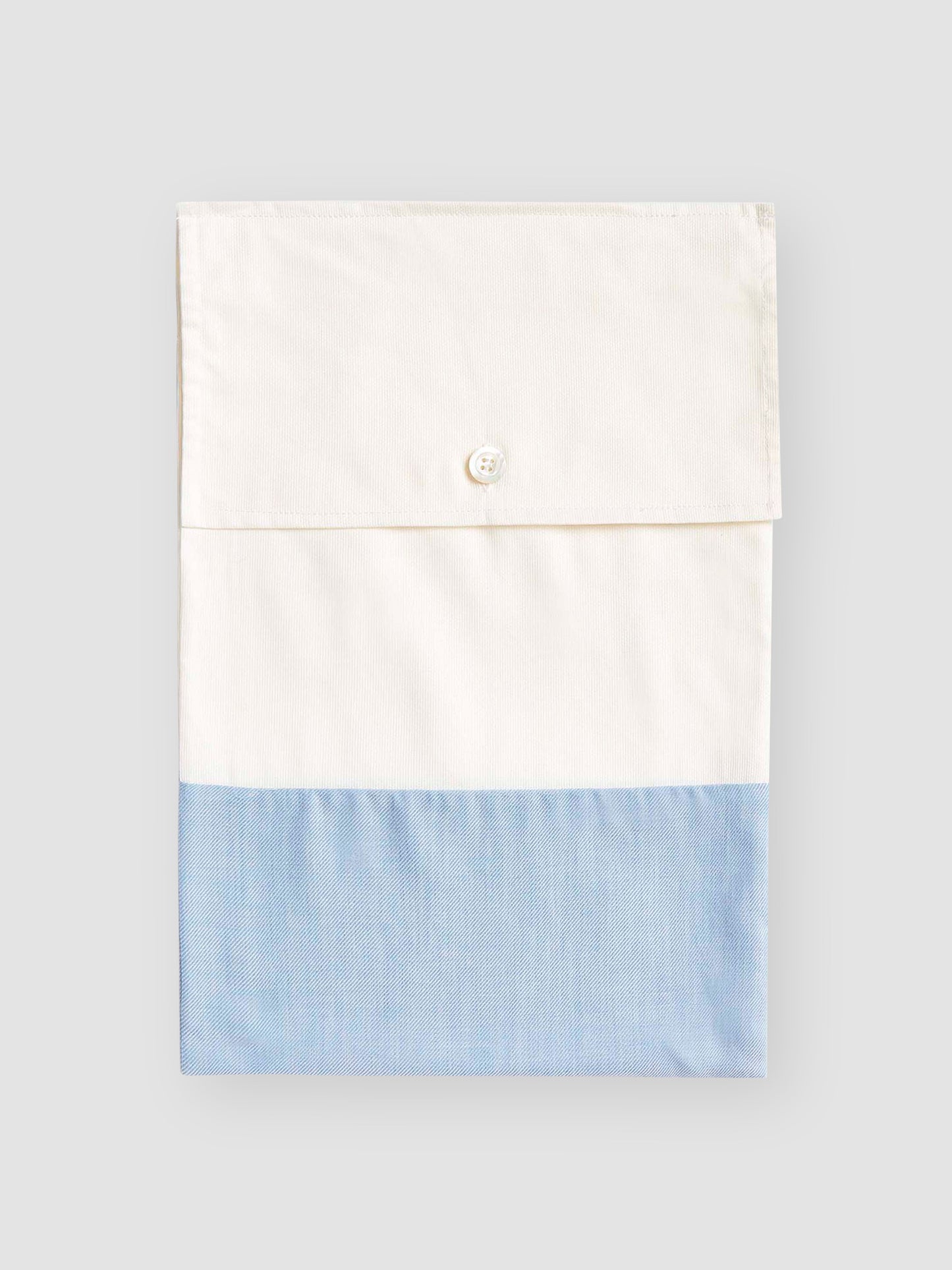 Brushed Cotton Pyjamas Sky Blue Bag