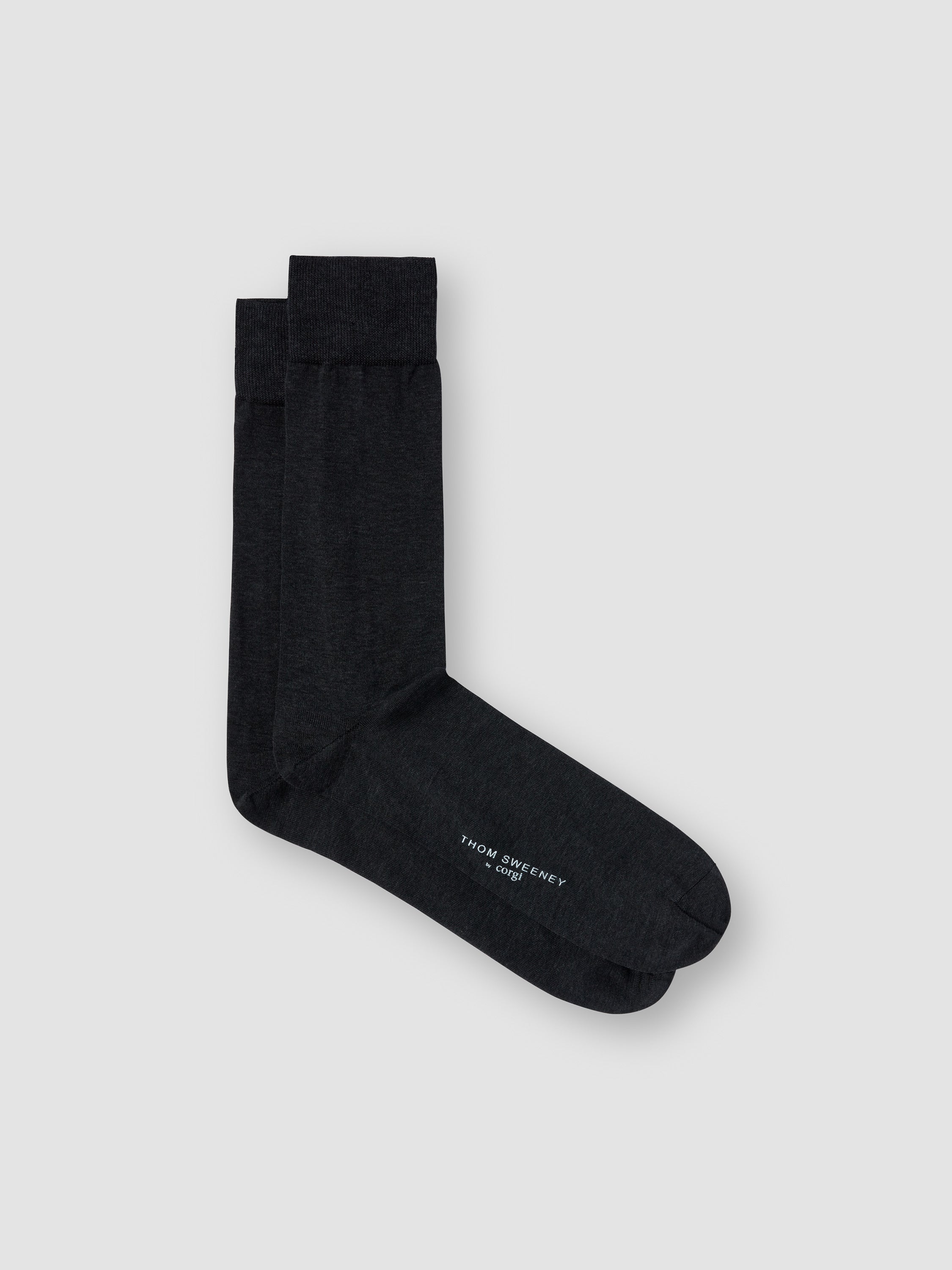 Plain Dress Sock Grey Product Image