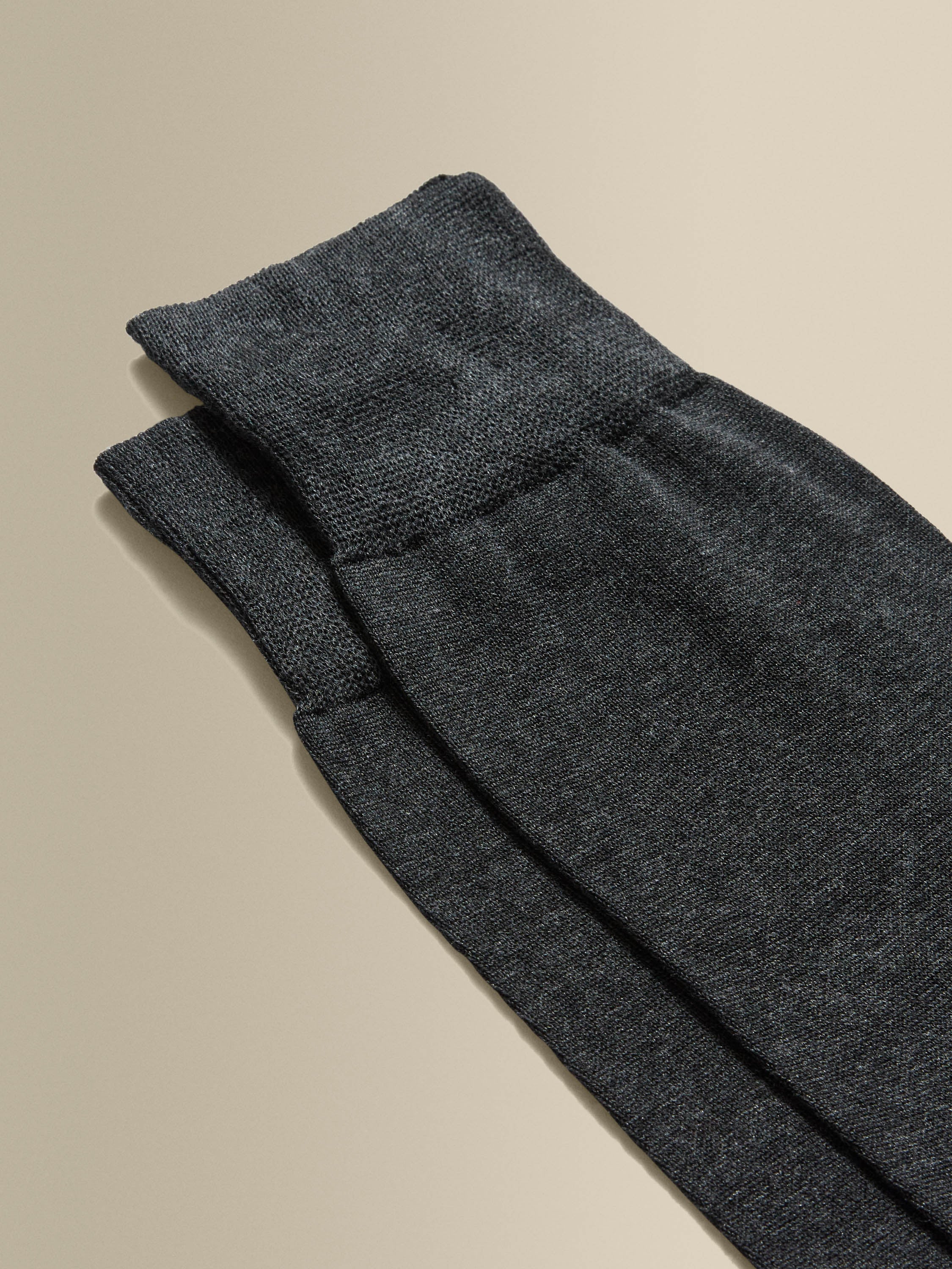 Plain Dress Sock Grey Detail Product Image
