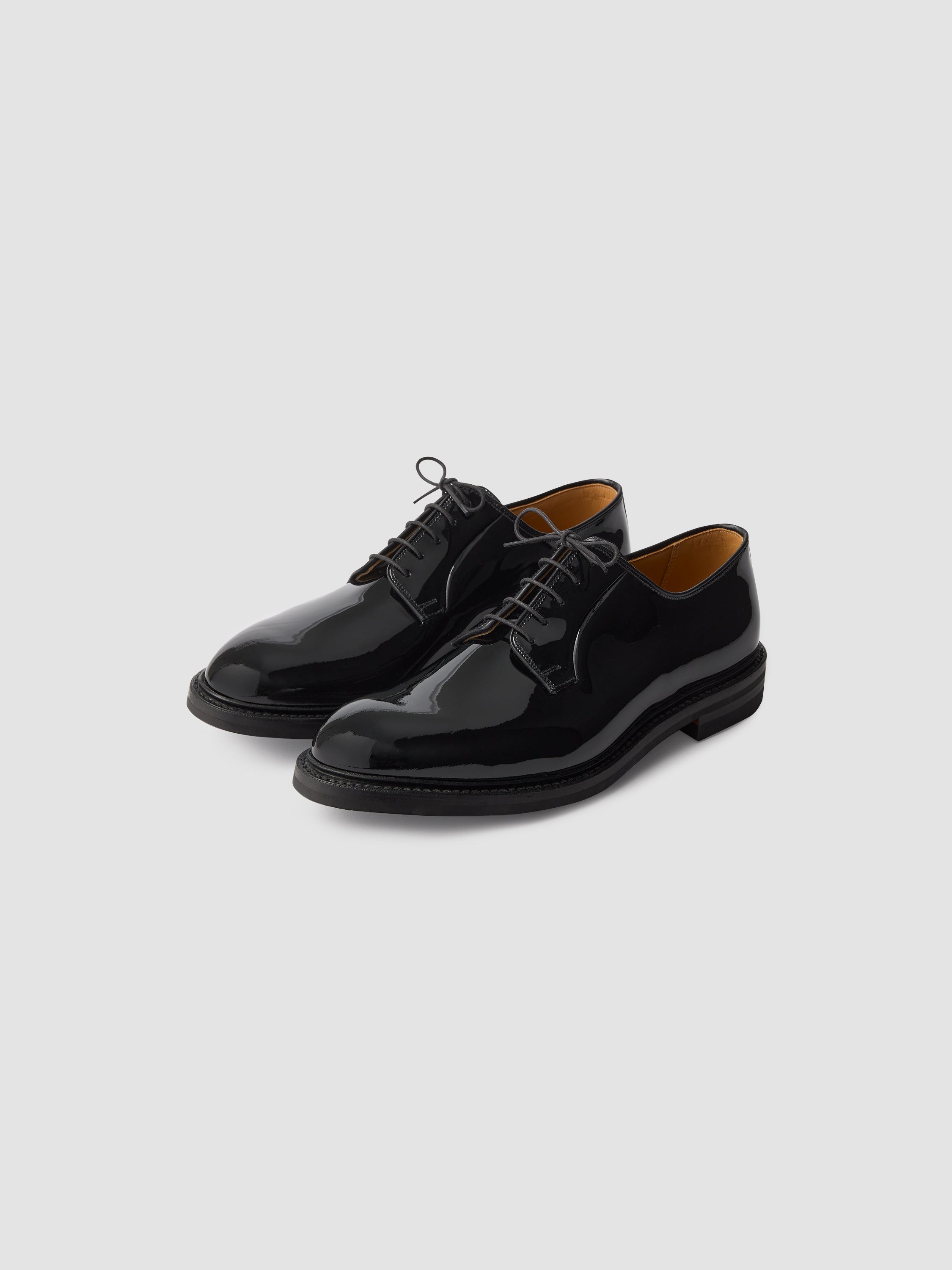 Patent Derby Dress Shoes Black Product Image