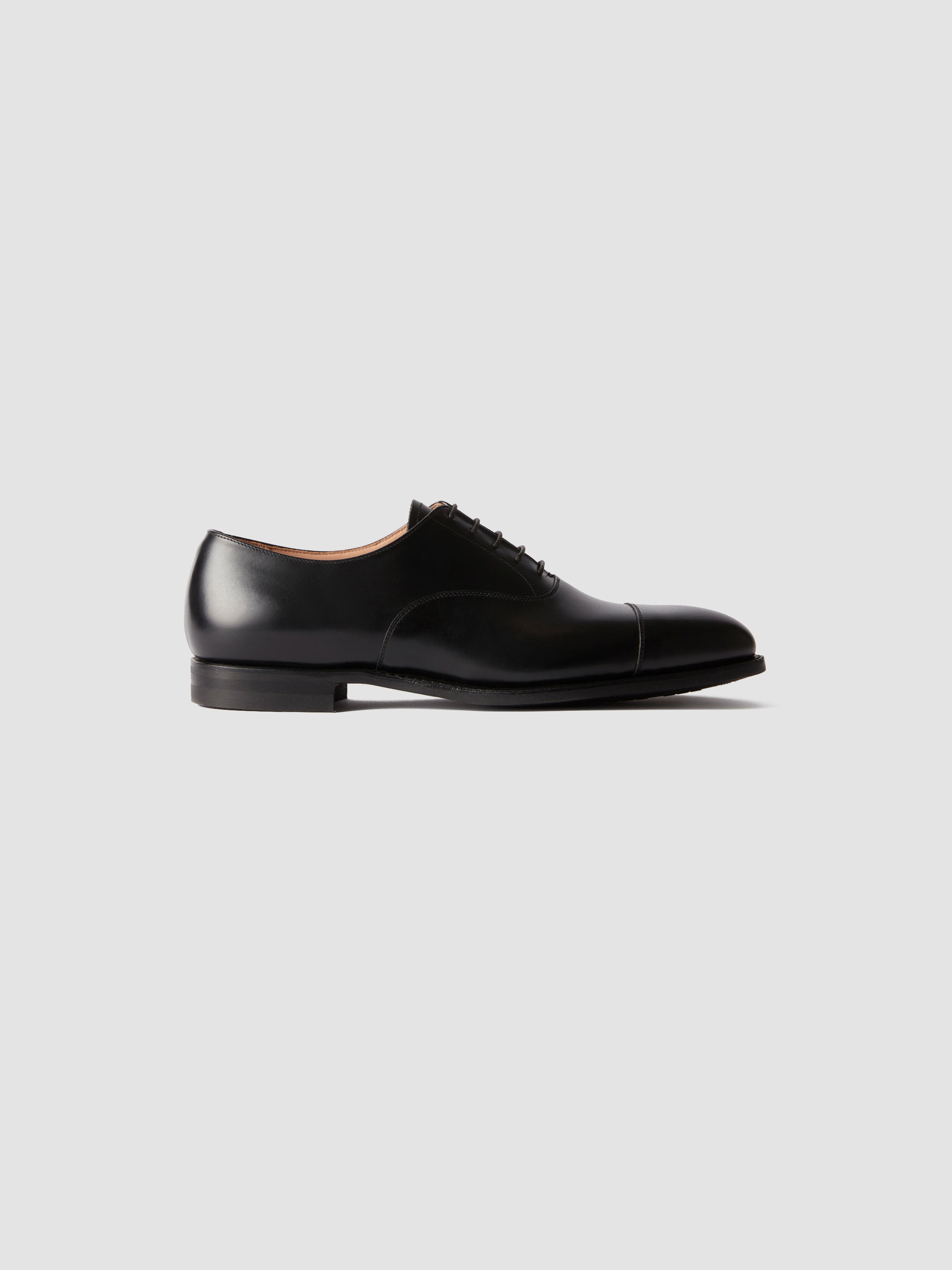Calf Leather Oxford Shoes Black Product Image Side