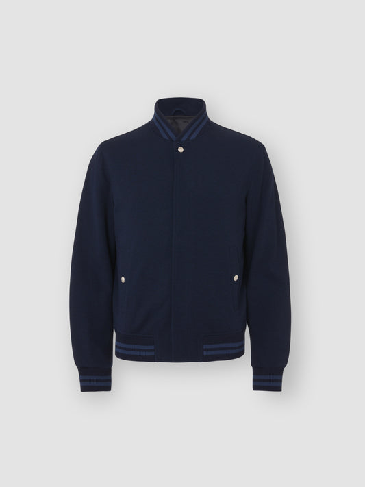 Wool Varsity Jacket Navy Product