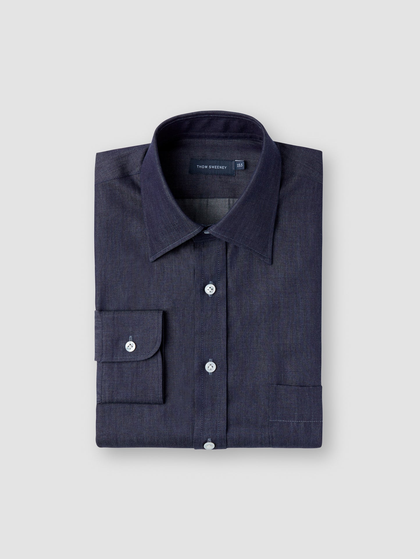 Lecce Collar Cotton Pocket Shirt Product Image