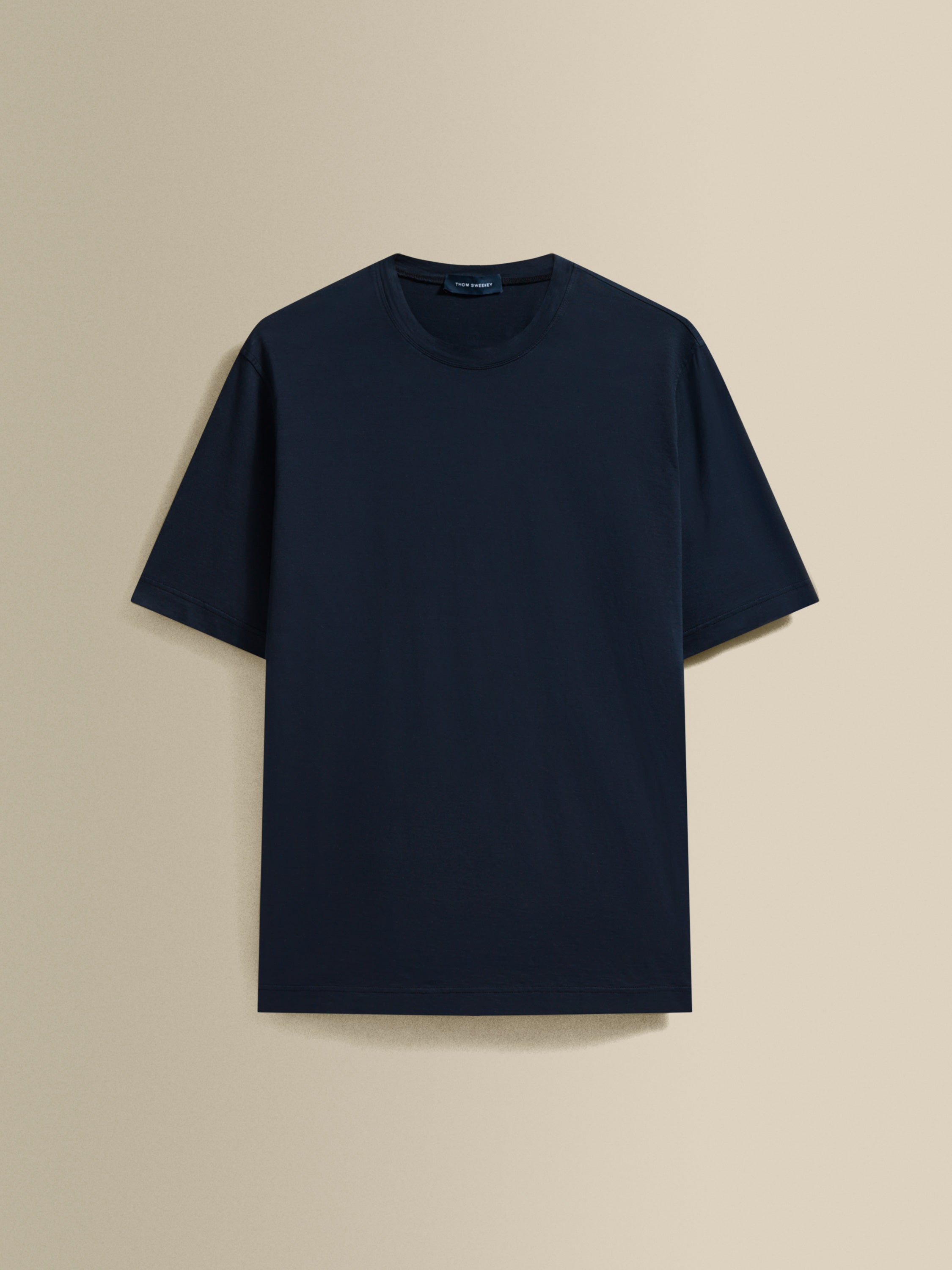 Lightweight Cotton Classic T-Shirt Navy Product Image