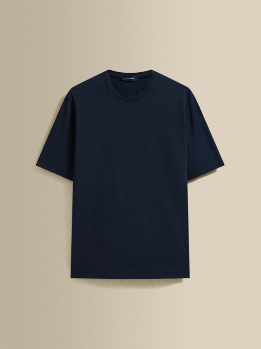 Lightweight Cotton Classic T-Shirt Navy Product Image