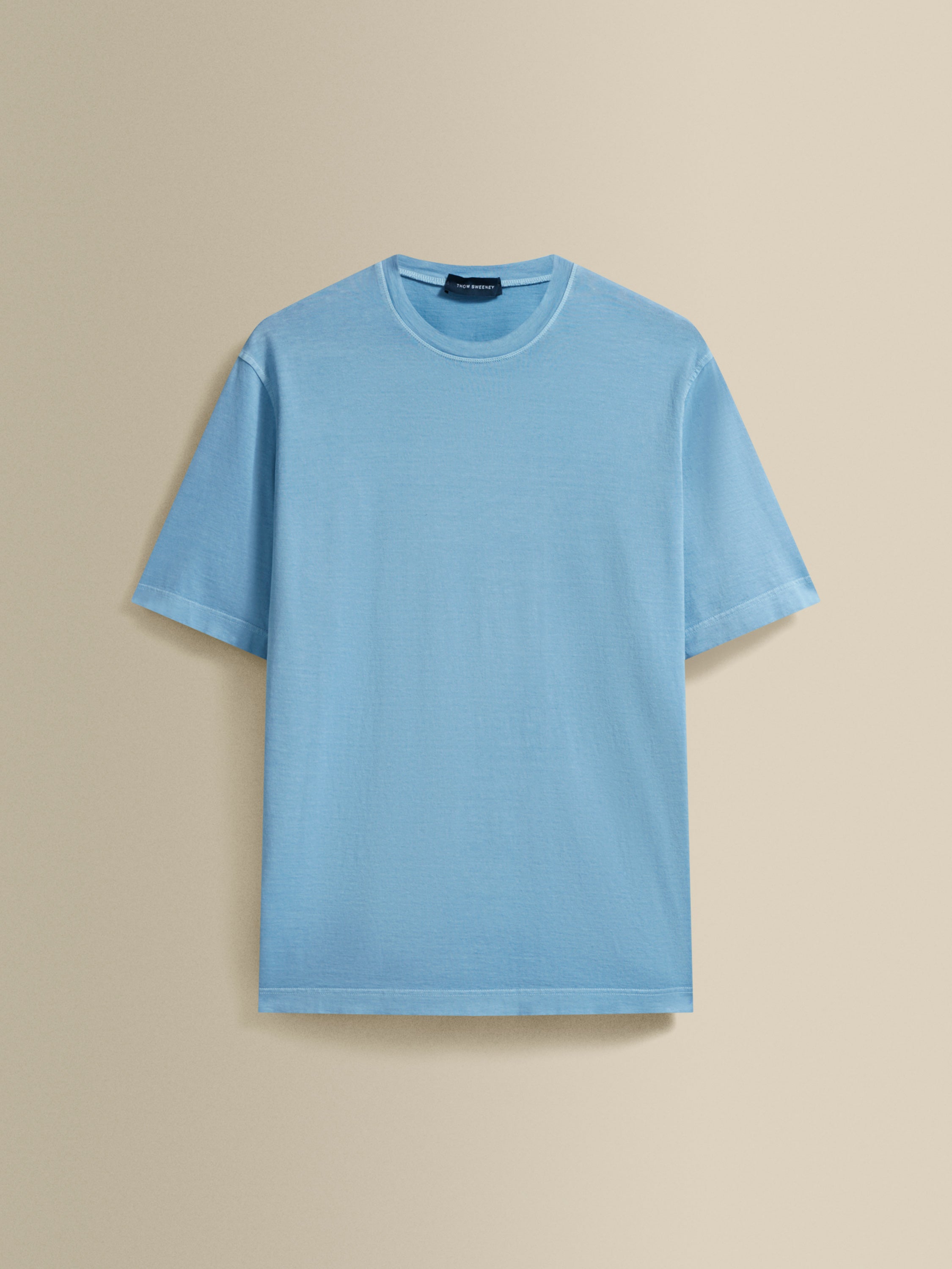 Lightweight Cotton Classic T-Shirt Powder Blue Product Image