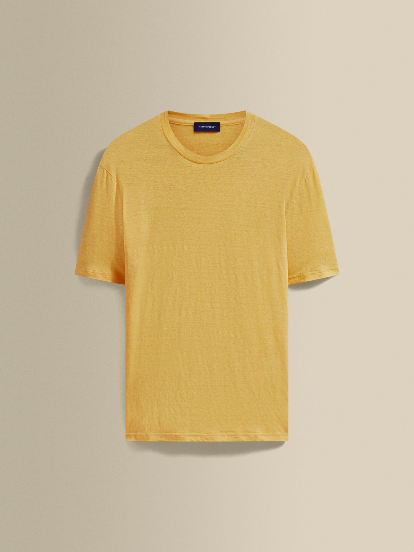 Linen Jersey T-Shirt Canary Yellow Product Image