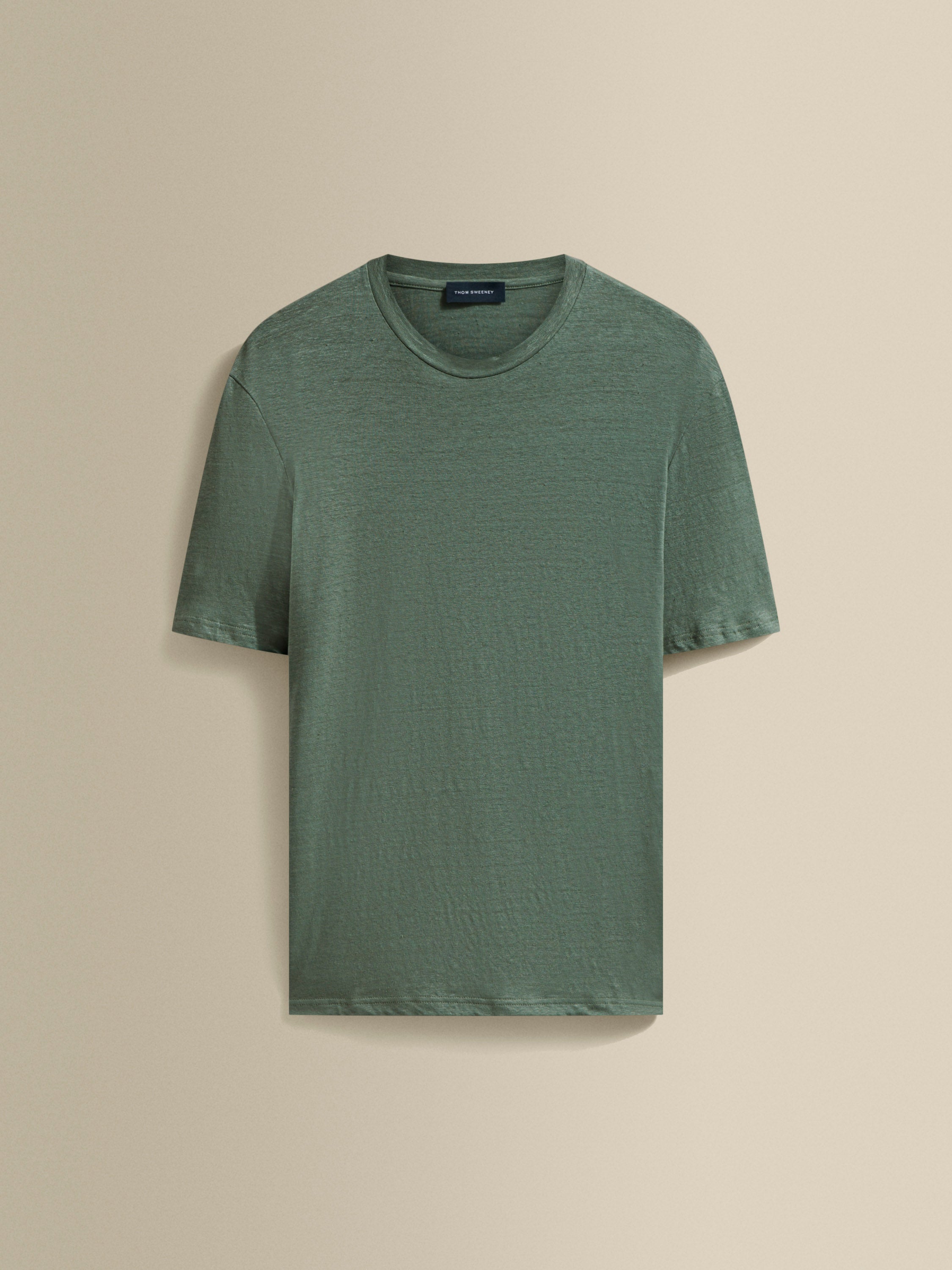 Linen Jersey T-Shirt Sage Product Image