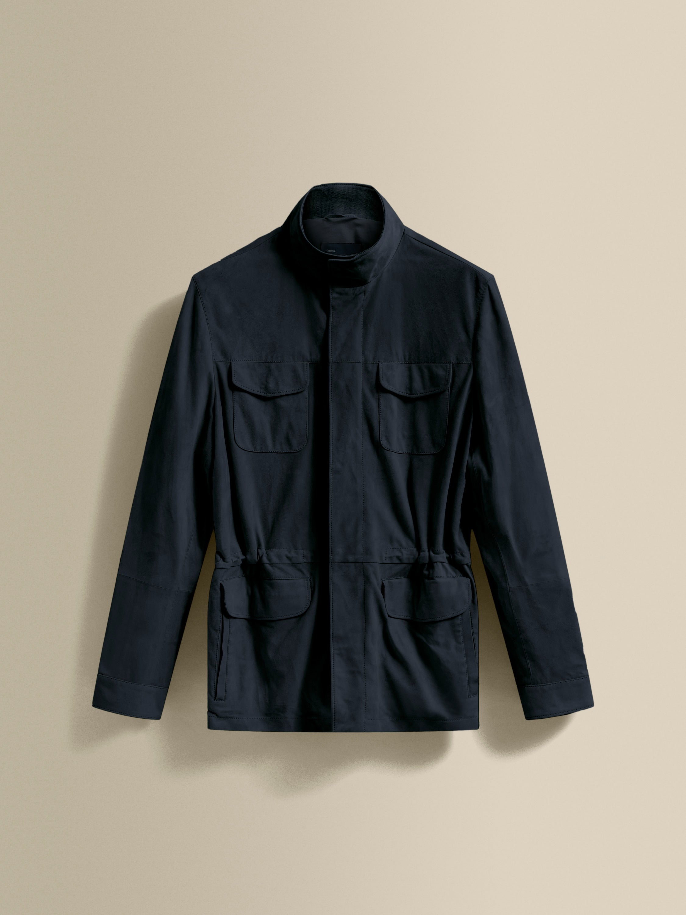 Suede Field Jacket Navy Product Image