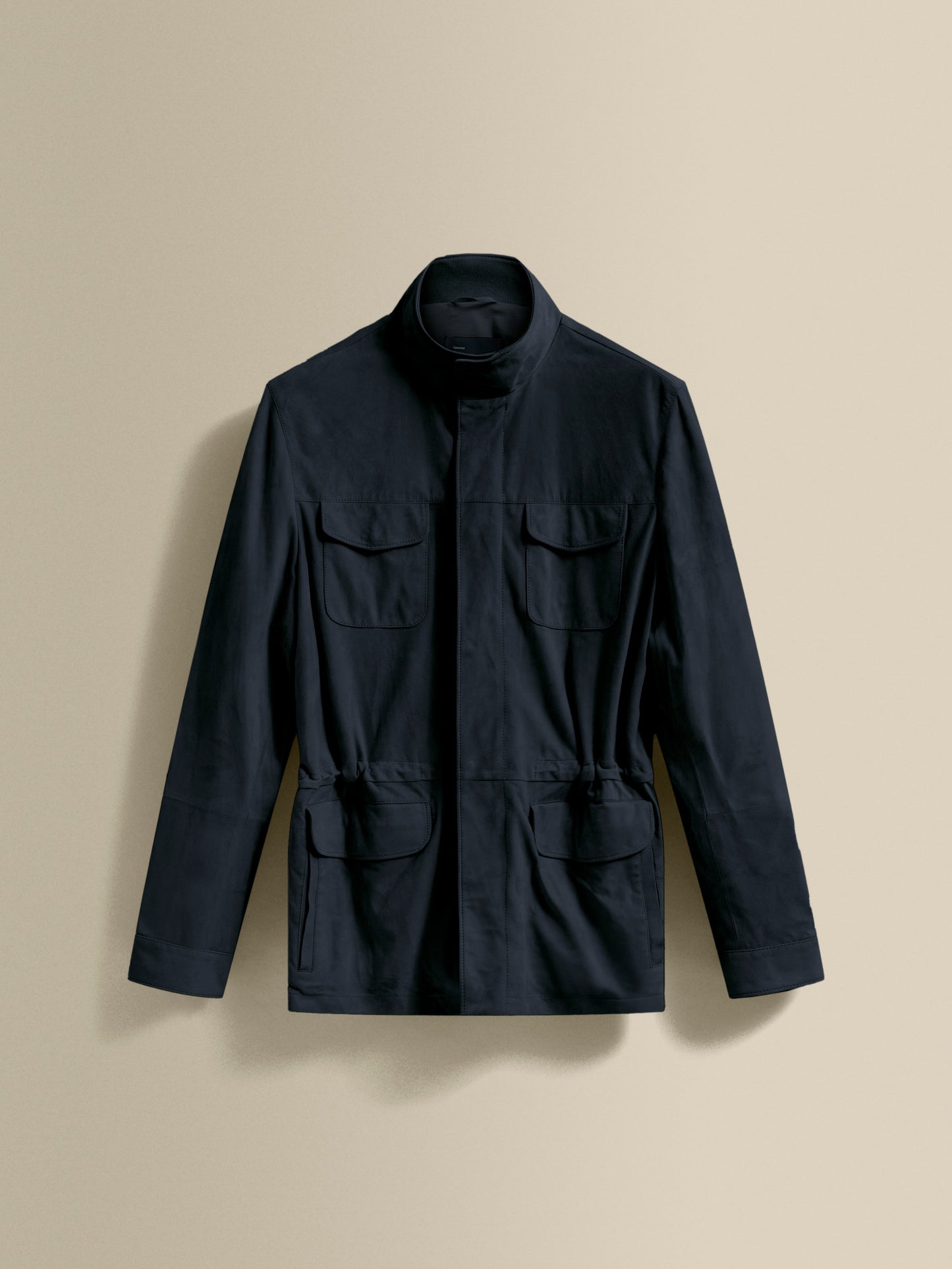 Suede Field Jacket Navy Product Image