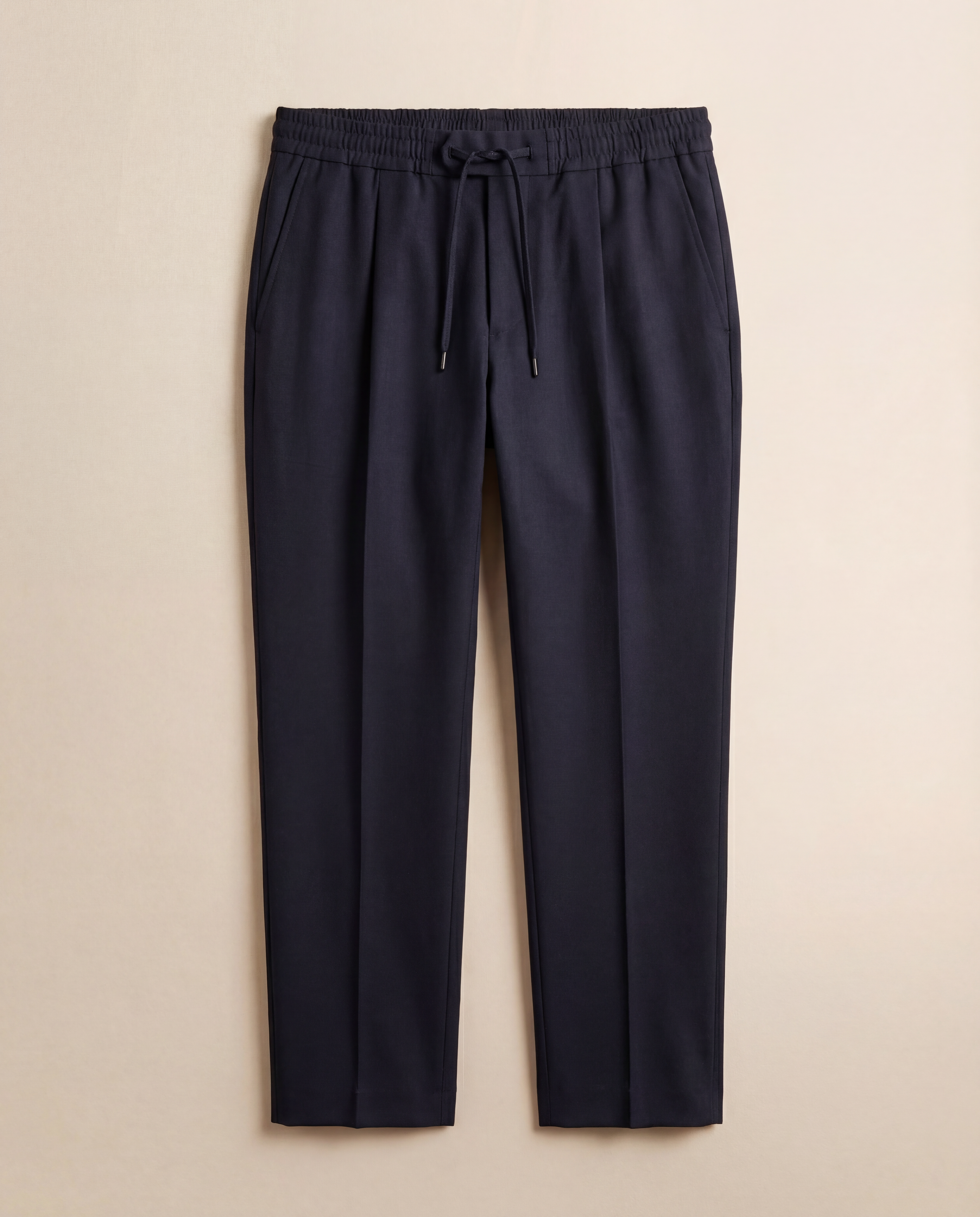 Wool Drawstring Trousers