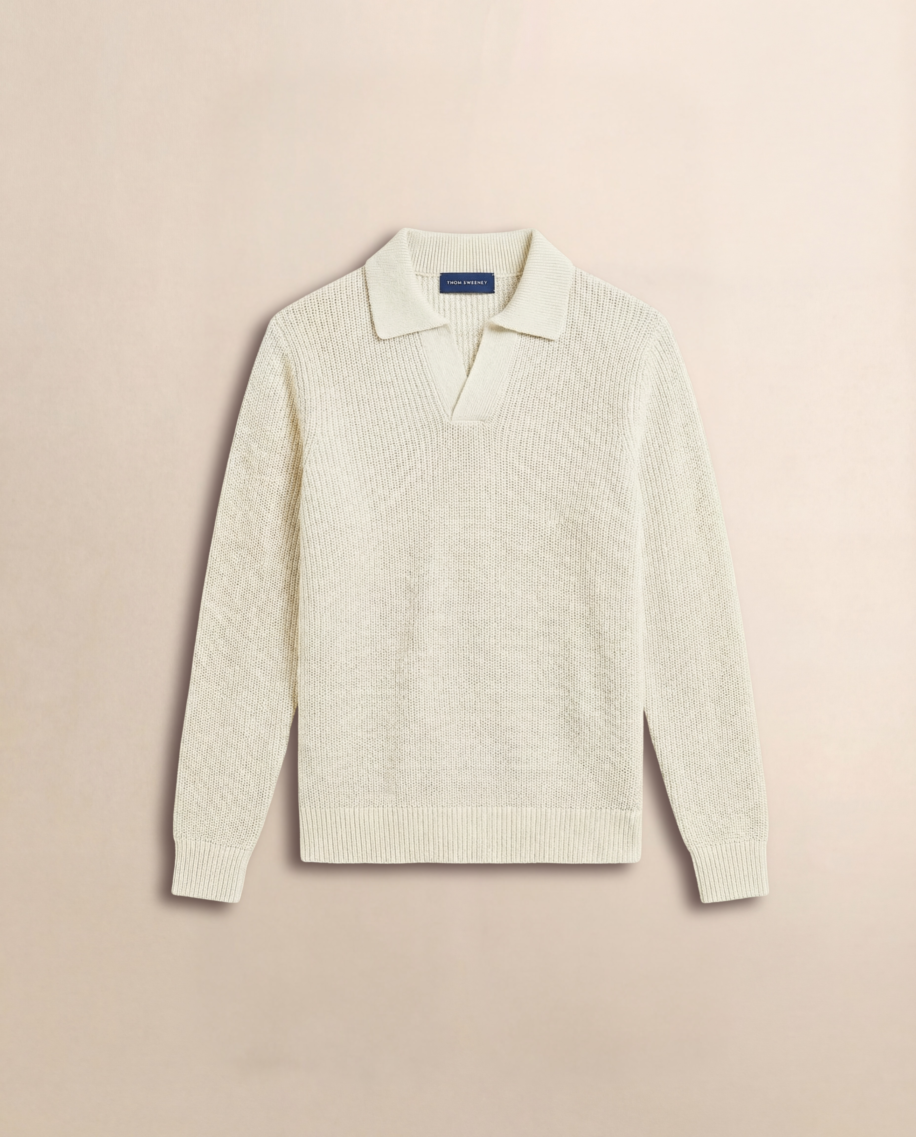 Cotton Wide Gauge Skipper Polo Shirt