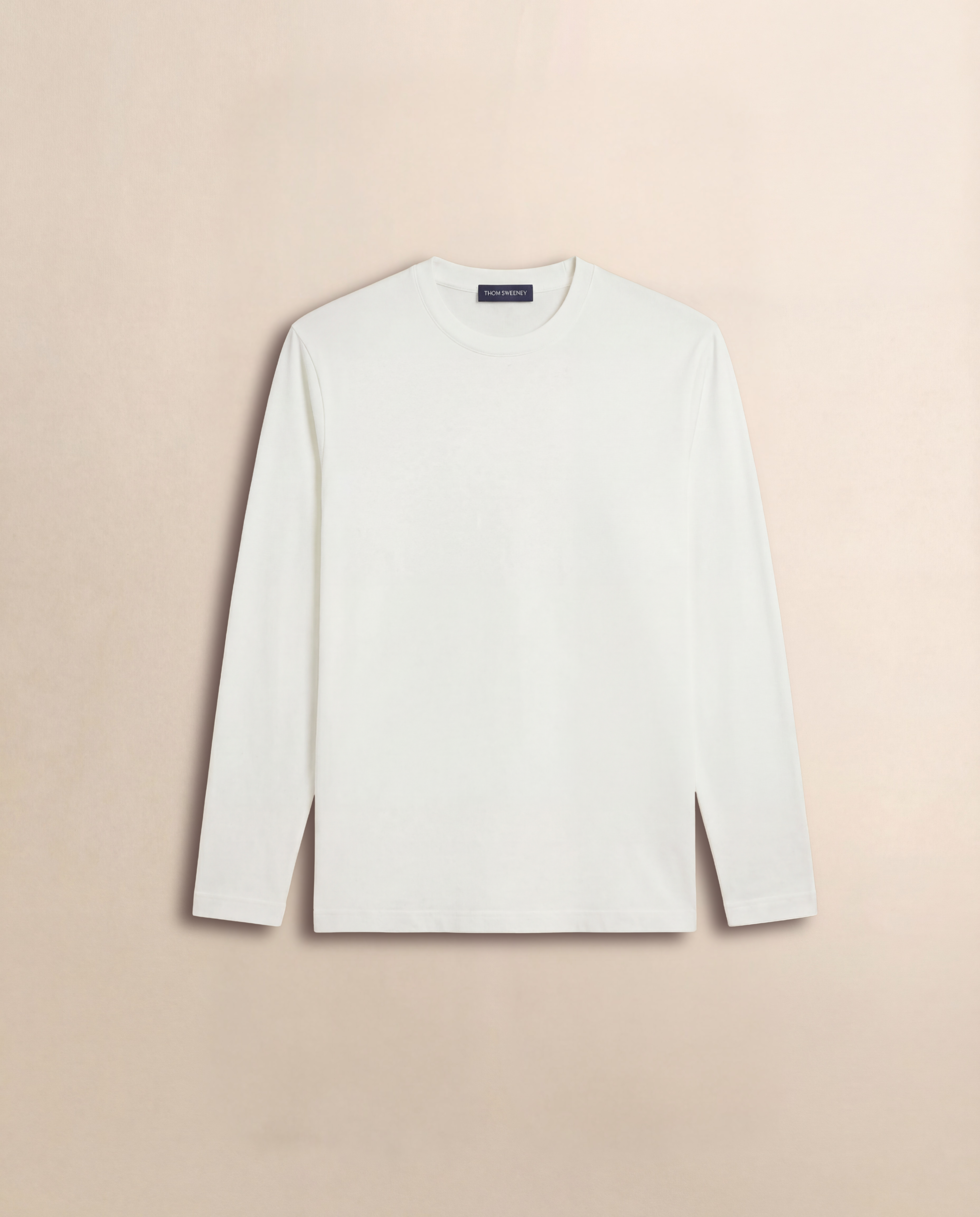 Crepe Cotton Long Sleeve T-Shirt