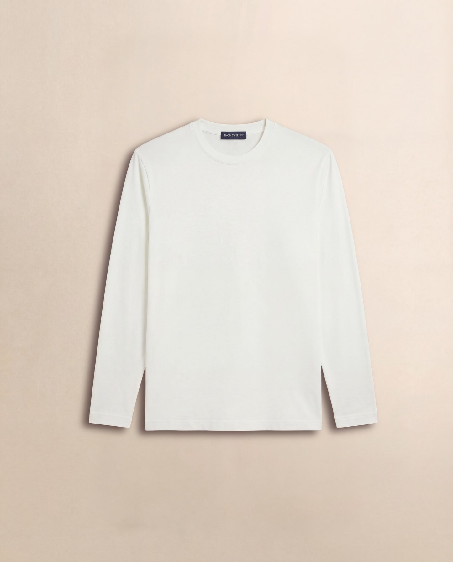 Crepe Cotton Long Sleeve T-Shirt