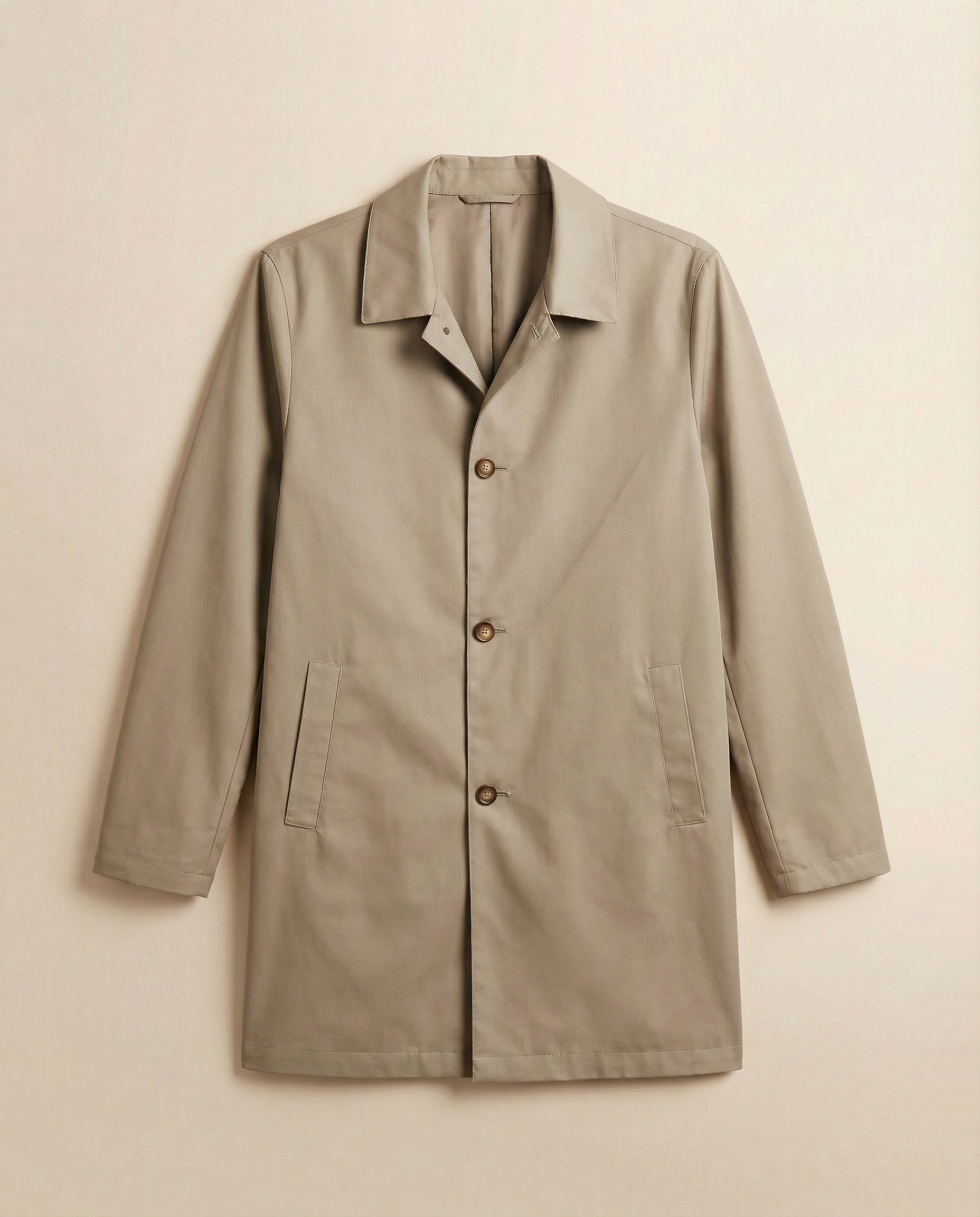 Wool Reversible Rain Mac