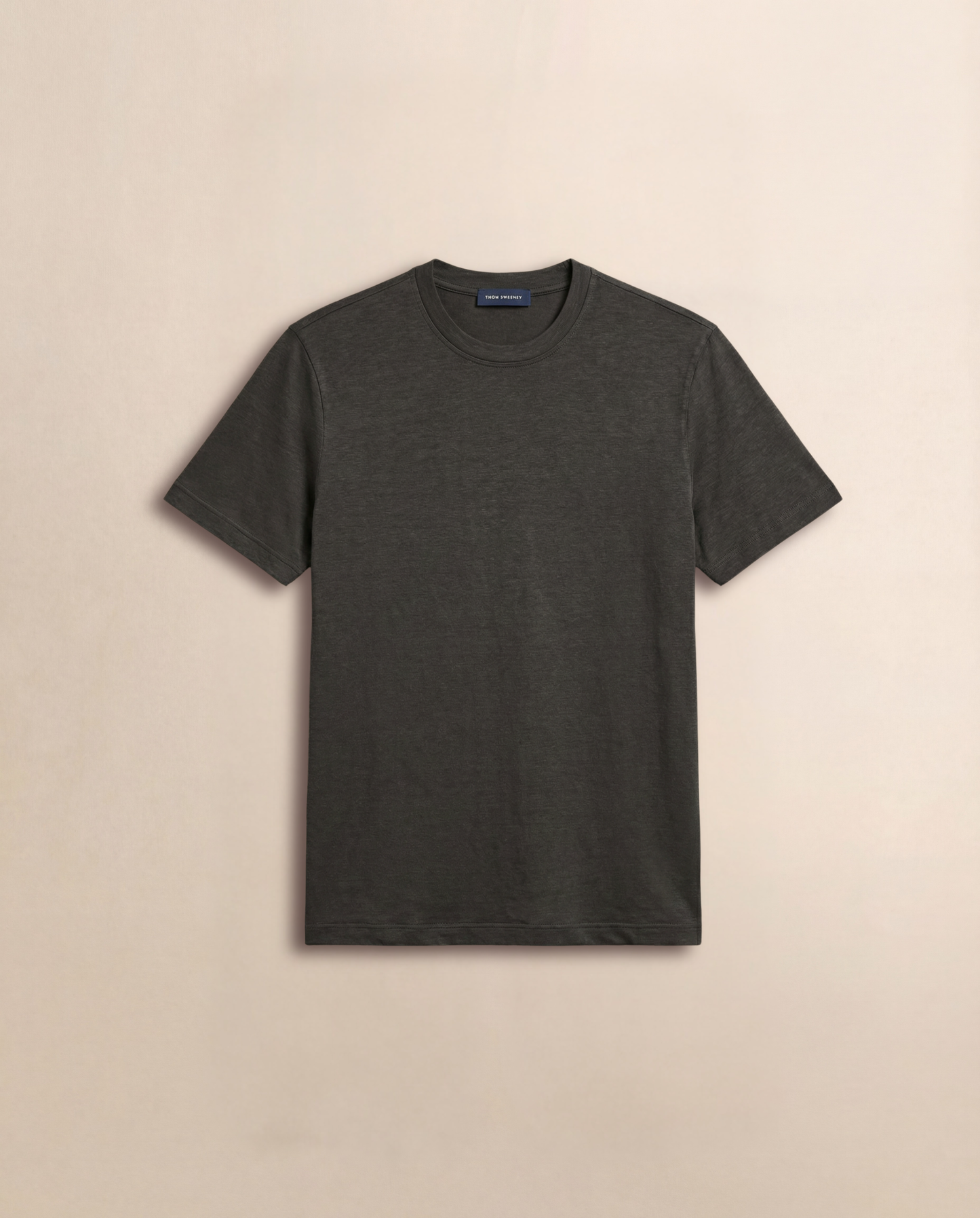 Linen Crew Neck T-Shirt