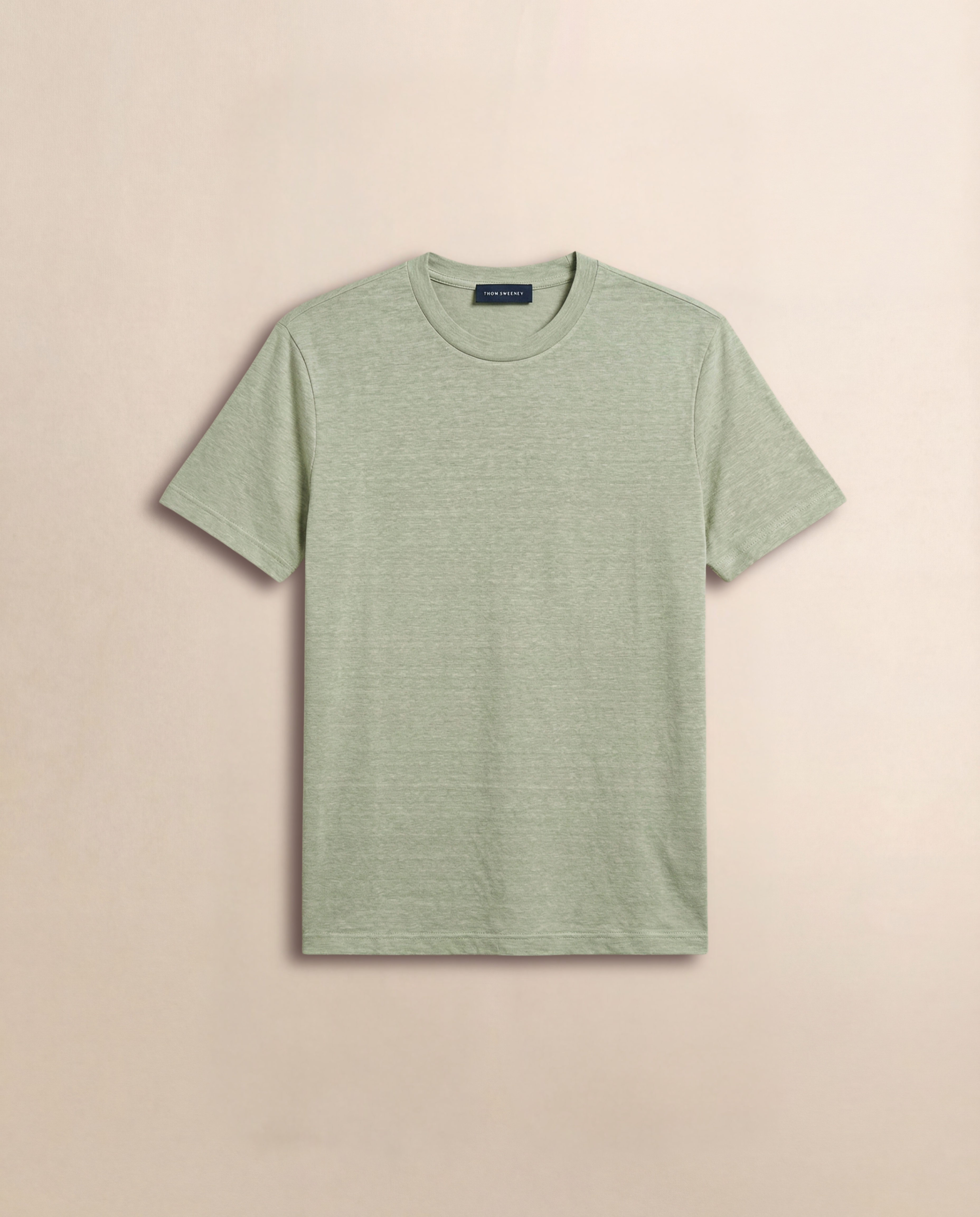 Linen Crew Neck T-Shirt