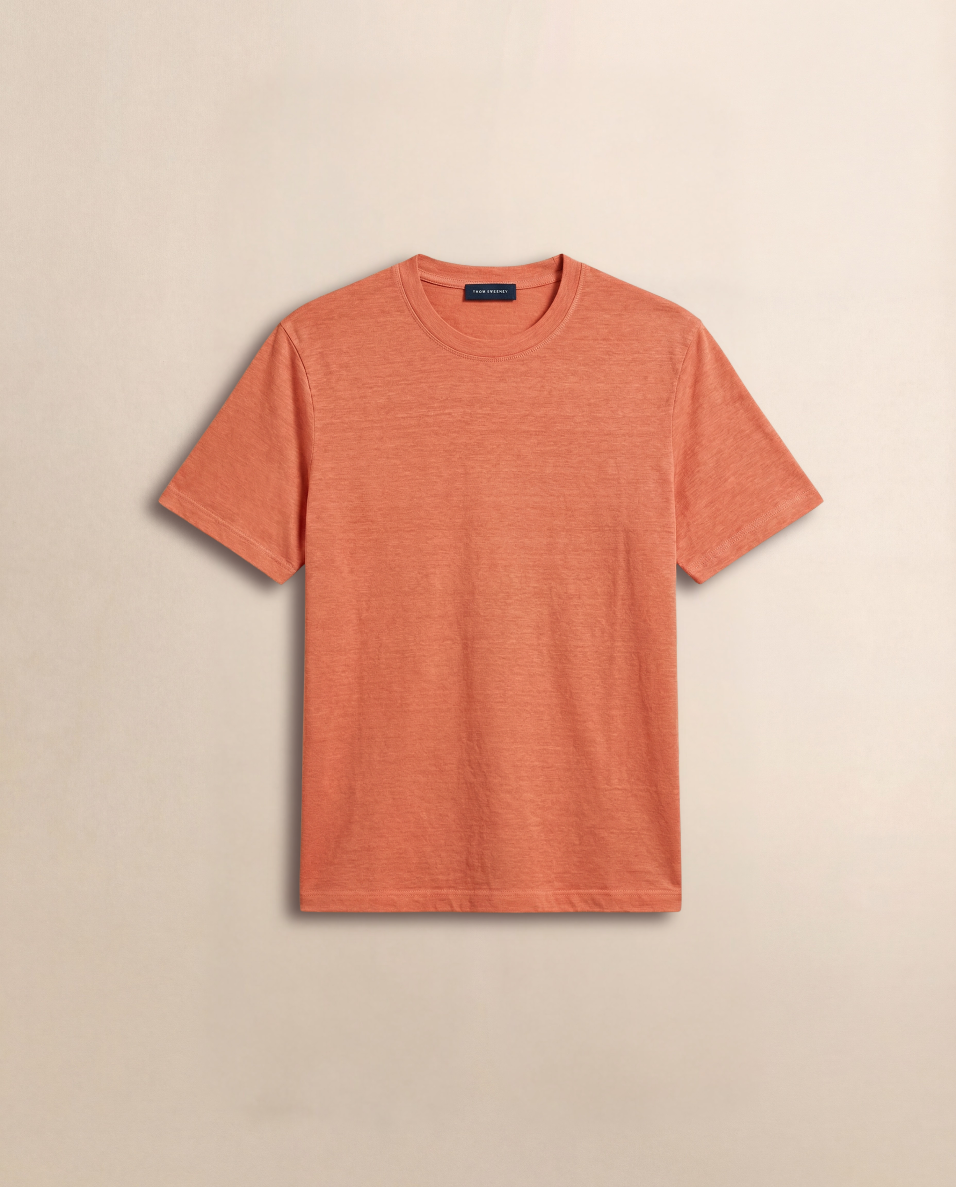 Linen Crew Neck T-Shirt