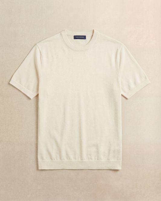 Crepe Cotton T-Shirt