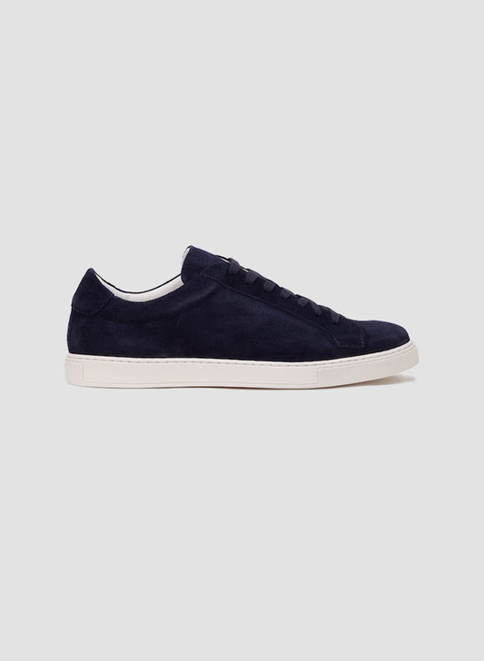 Suede Sneakers Navy Product Side