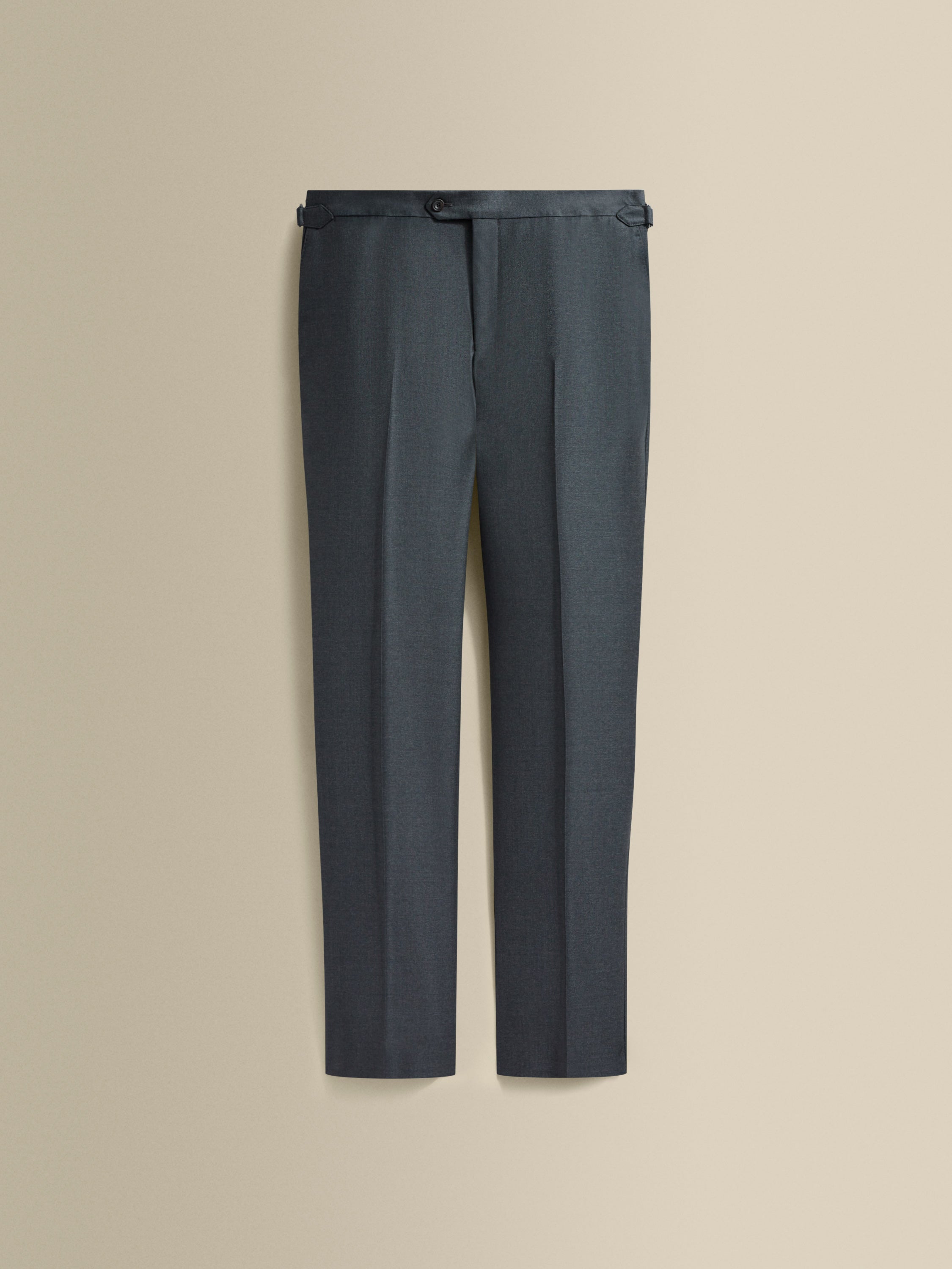 Single Breasted Wool Weighhouse Suit Grey Trouser Product Image
