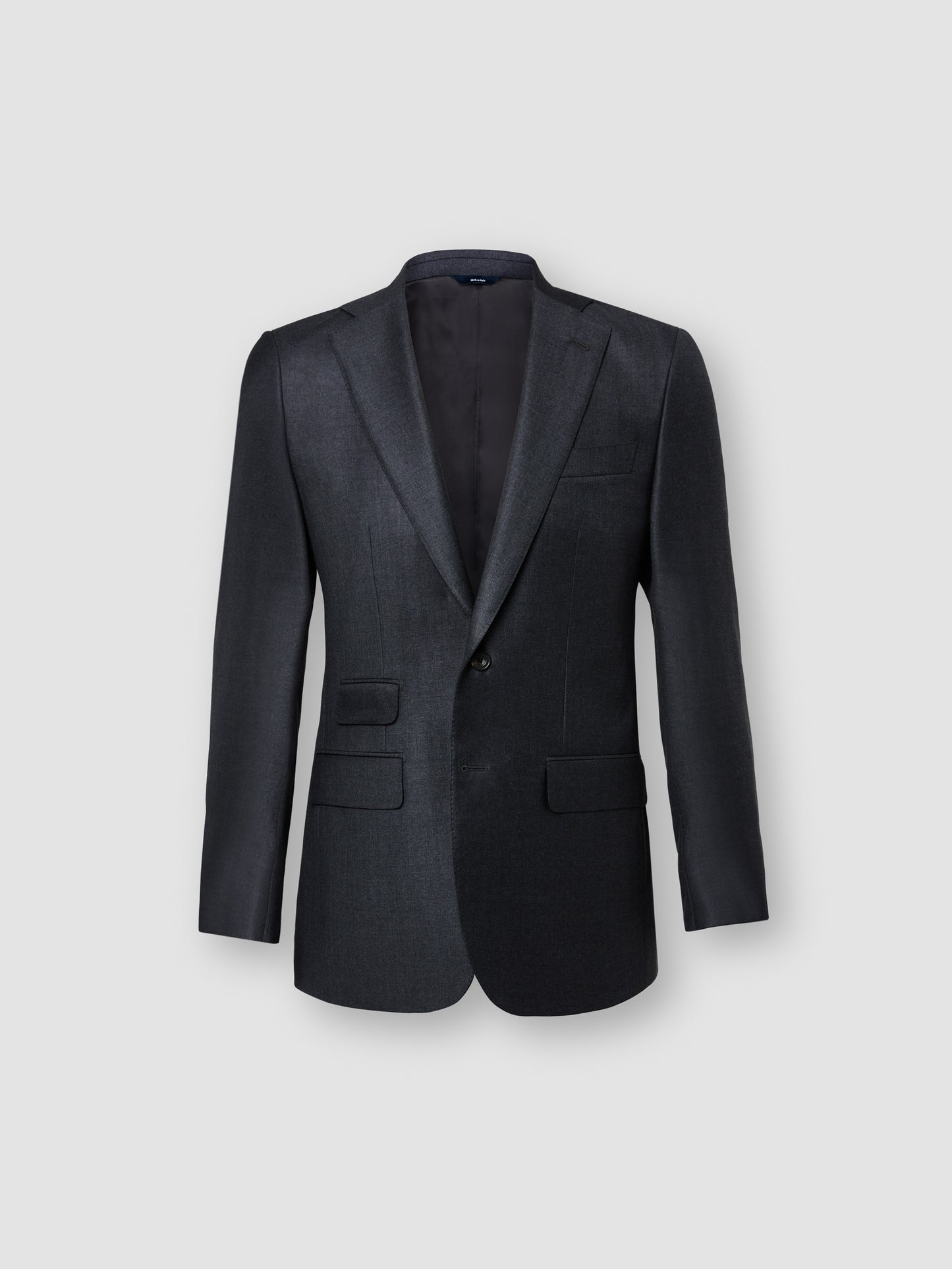 Single Breasted Wool Weighhouse Suit Grey Jacket Product Image