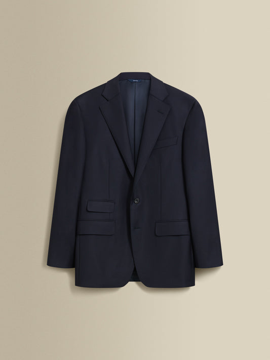 Single Breasted Wool Weighhouse Suit Midnight Navy Product Jacket
