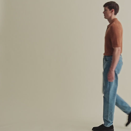 Denim Easy Fit Jeans Mid Wash Model Video