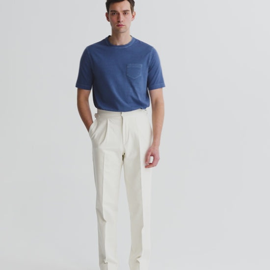  Cotton Pocket T-Shirt Denim Colour Model  Video