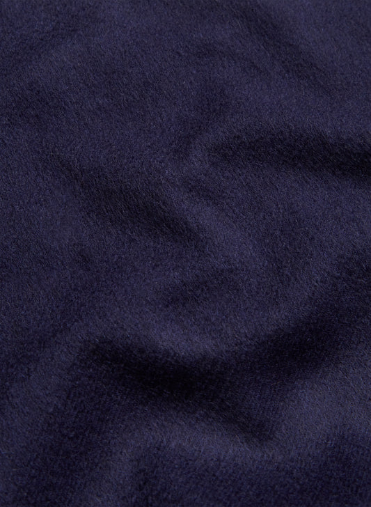 Cashmere Scarf Navy Fabric