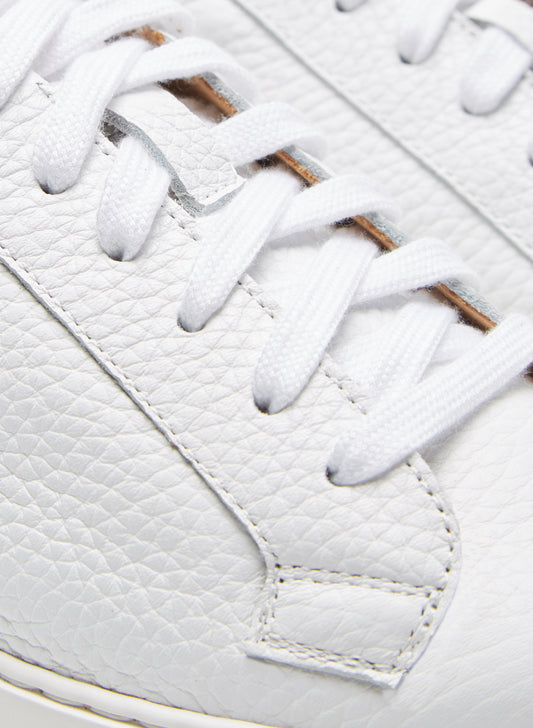 Leather Sneakers White Product Lace  Details